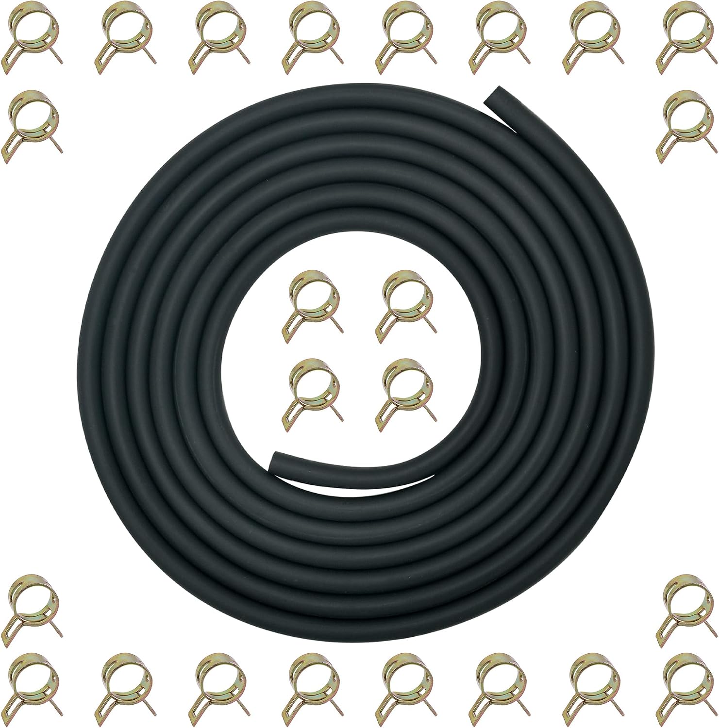 YAMAKATO 10 Feet 3/16 Inch ID Fuel Line Hose for Small Engines Mini Bike
