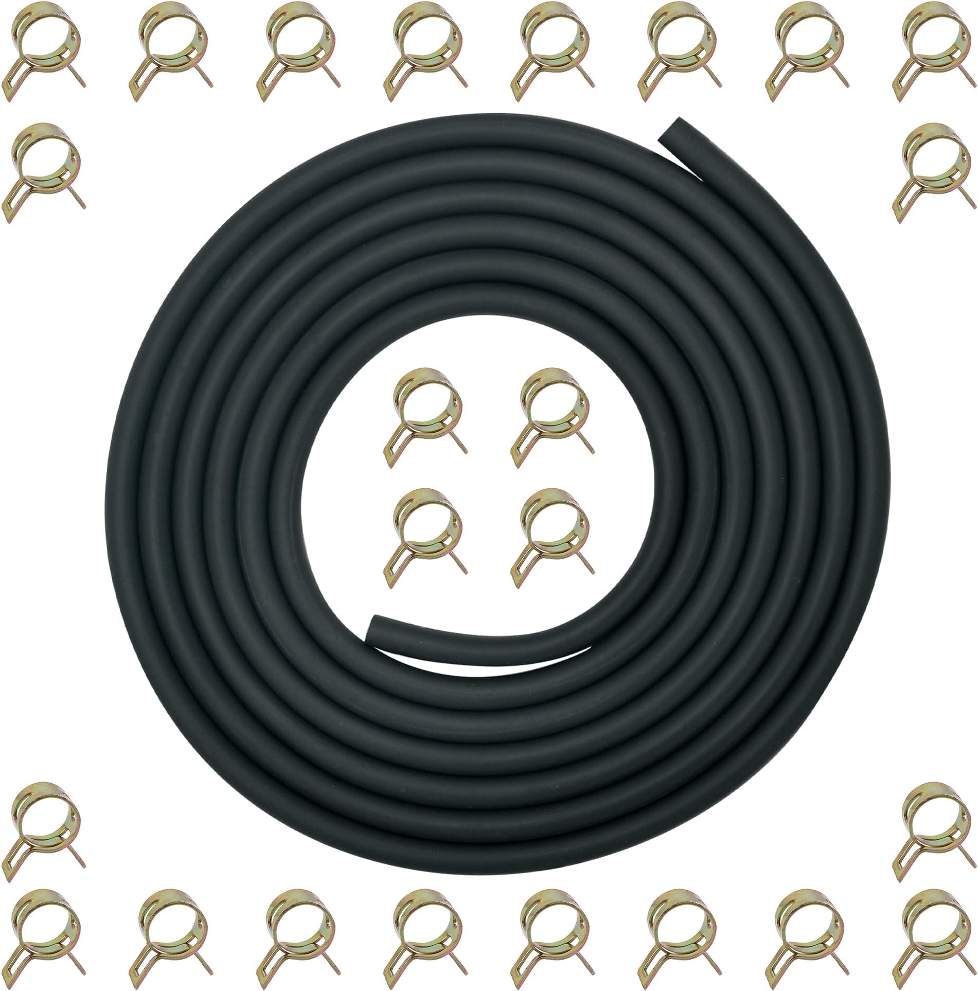 10 Feet 3/16 Inch ID Fuel Line Hose for Small Engines Mini Bike