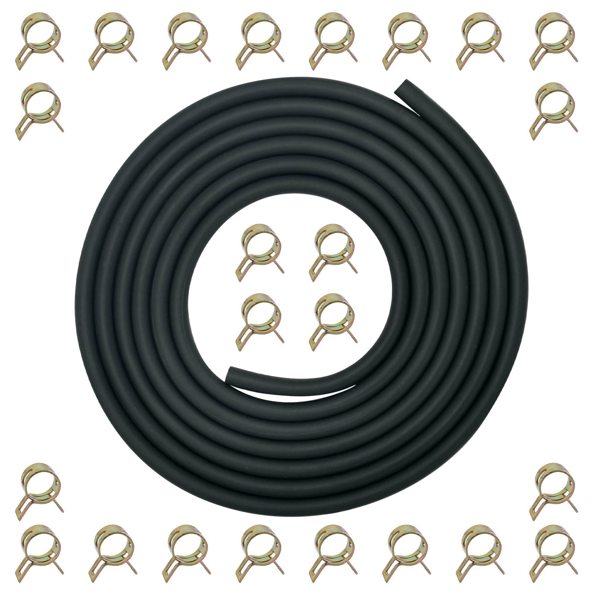 YAMAKATO 10 Feet 3/16 Inch ID Fuel Line Hose for Small Engines Mini Bike