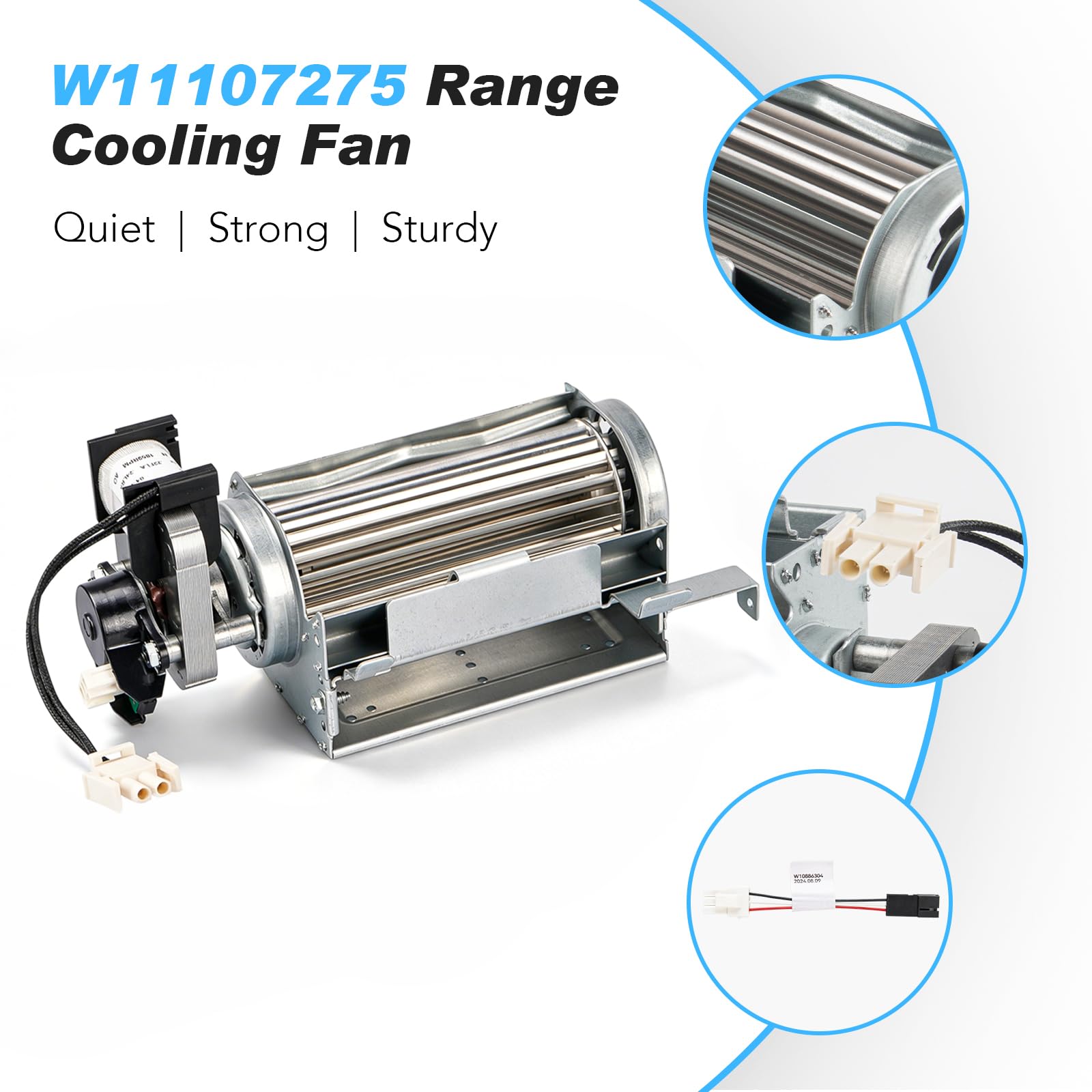 Amazon.com: Cooling Fan W11107275 Replacement Whirlpool,JennAir