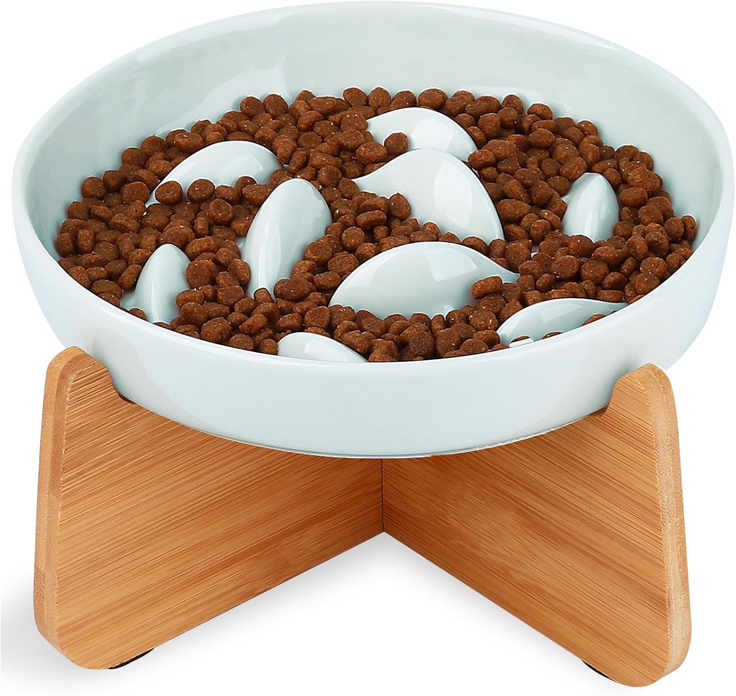 Pet Supplies Ceramic Slow Feed Cat Bowl Cat Food Bowl Pet Supplies