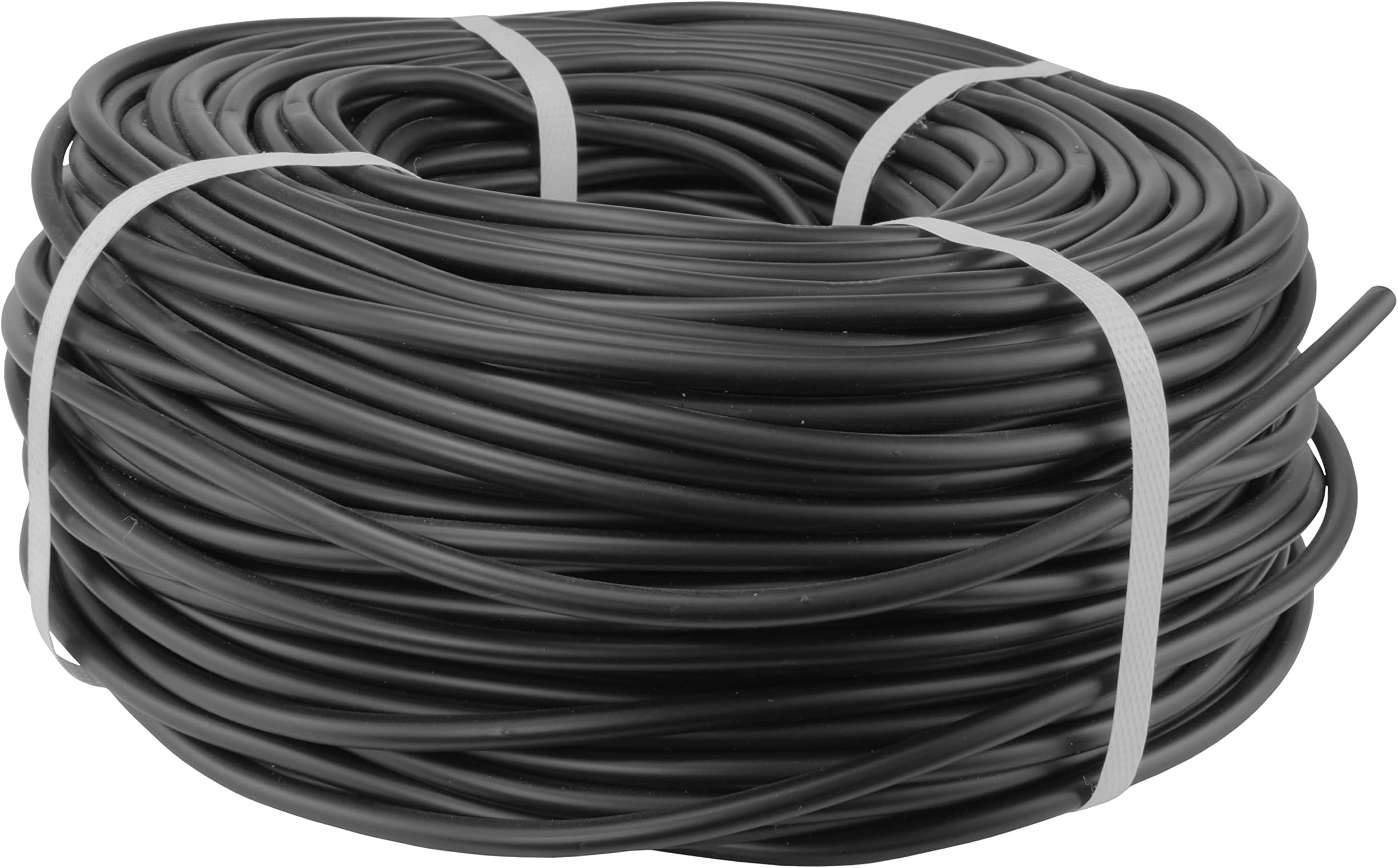 Black Flexible Micro Automatic Garden Watering Irrigation Pipe (Tube), 4mm/6mm - 50m-Ideal for Baskets,tubs and troughs