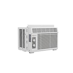 Amazon Basics 5000-BTU Small Window Air Conditioner Up to 150 Sqf Window AC Units with Cool and Fan