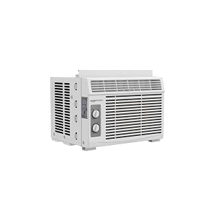 Amazon Basics 5000-BTU Small Window Air Conditioner Up to 150 Sqf Window AC Units with Cool and Fan