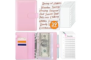 Sooez Saving Books Budget Binder: The Ultimate Cash Management Catalyst