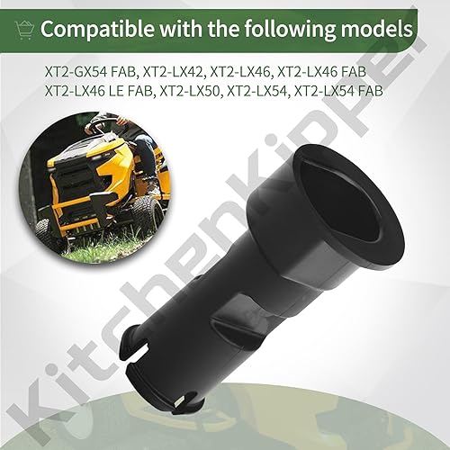 Miniatura 4 de KitchenKipper 731-10070A Pin de pivote de capó compatible con CUB Cadet MTD Craftsman cortacéspedtractor, compatible con el modelo XT1-GT 50