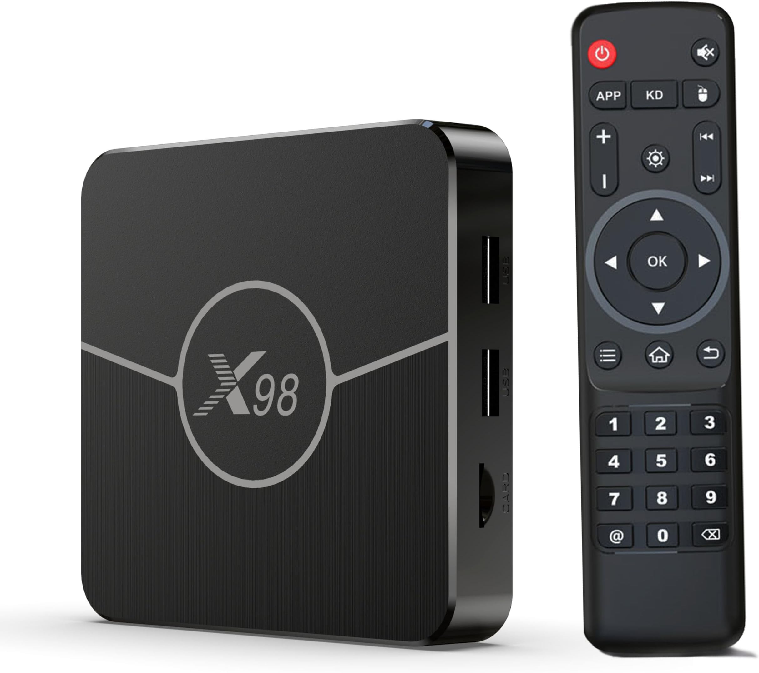 Android 11 Smart TV Box 2GB RAM 16GB ROM S905W2 Quad Core CPU Mali-G31 MP2 GPU 2.4G/5G WiFi 100M DLAN
