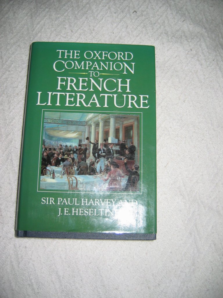 The Oxford Companion to French Literature      Hardcover – January 1, 1989