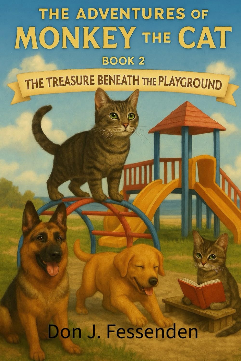 The Adventures of Monkey the Talking Cat: The Treasure Beneath the Playground