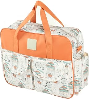 Bolsa de Fraldas para Mamãe, Compartimento de Alça Ajustável Bolsa Mensageiro para Mamãe à Prova d'água para Atividades Ao Ar Livre para Mães (balão quente)