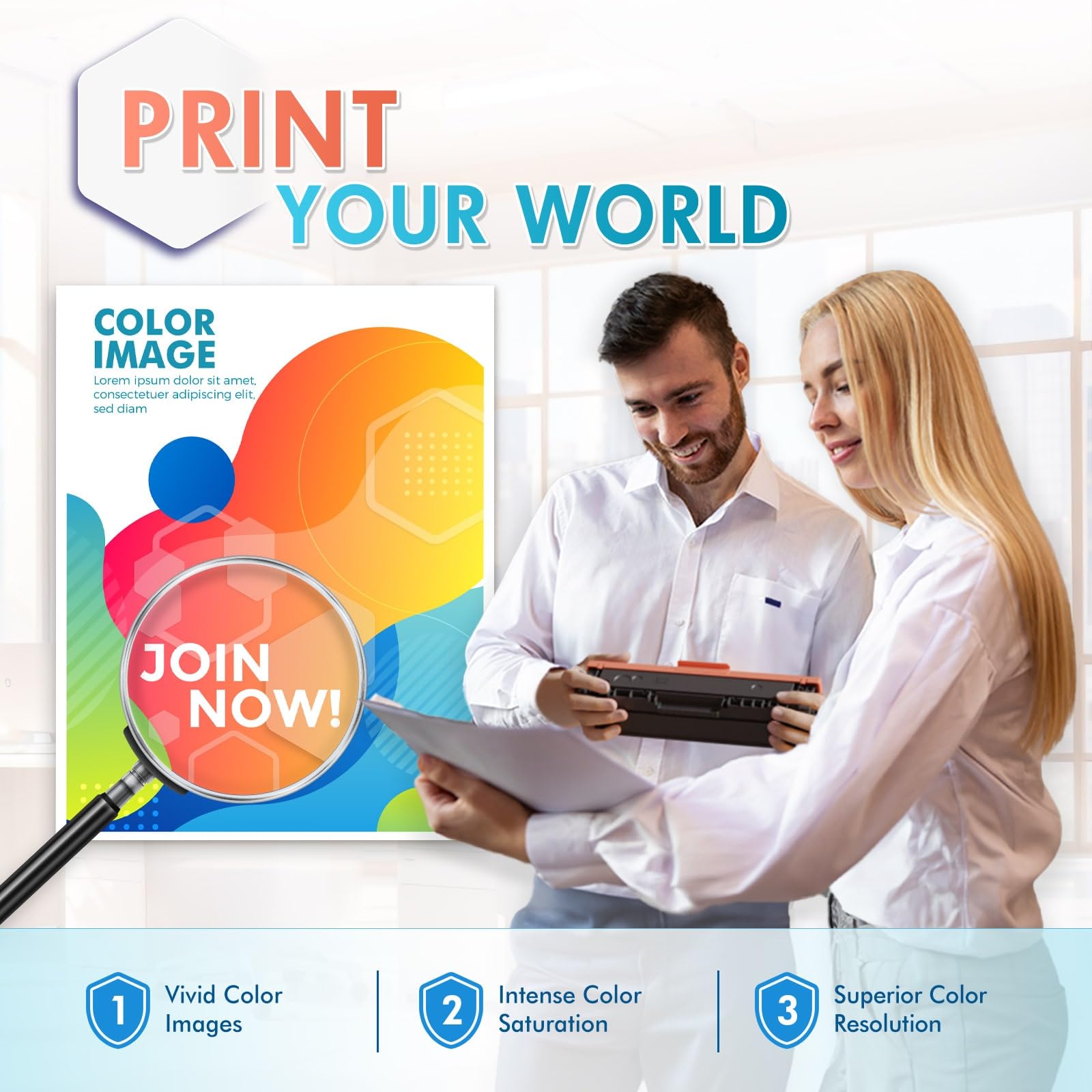 Brother TN-243CMYK Toner 5er-Pack Kompatibel für MFC-L3770CDW DCP-L3550CDW HL-L3210CW