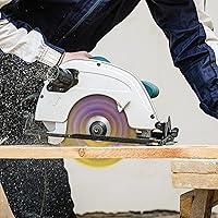 Vista 6 de 2 hojas de sierra circular de corte de madera, disco de corte para sierras de mesa, hojas de amoladora angular multifuncional, hoja de sierra