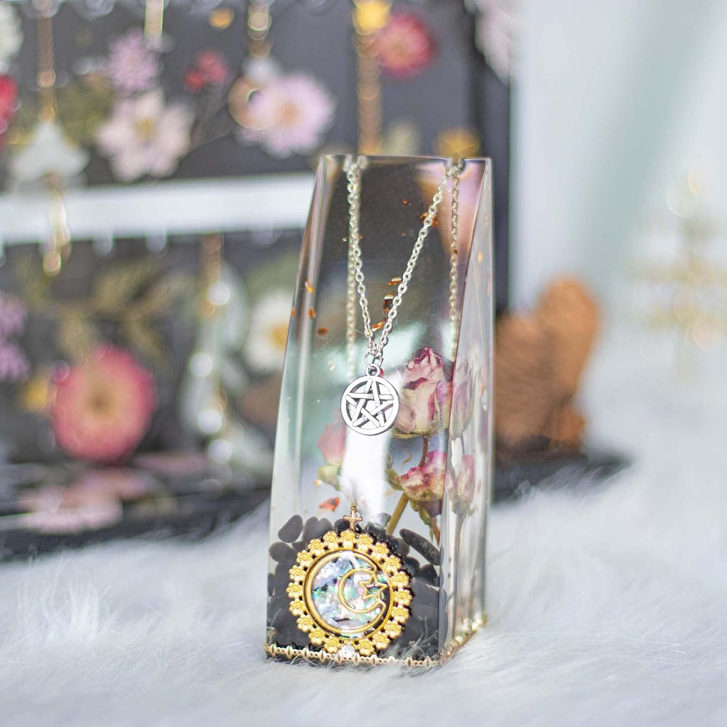 Jewelry Display Organizer Epoxy Resin Casting Silicone Mold Set Bust Earrings Necklace Hanger Pendant Holder Bracelet Storage Stand Makeup Rack