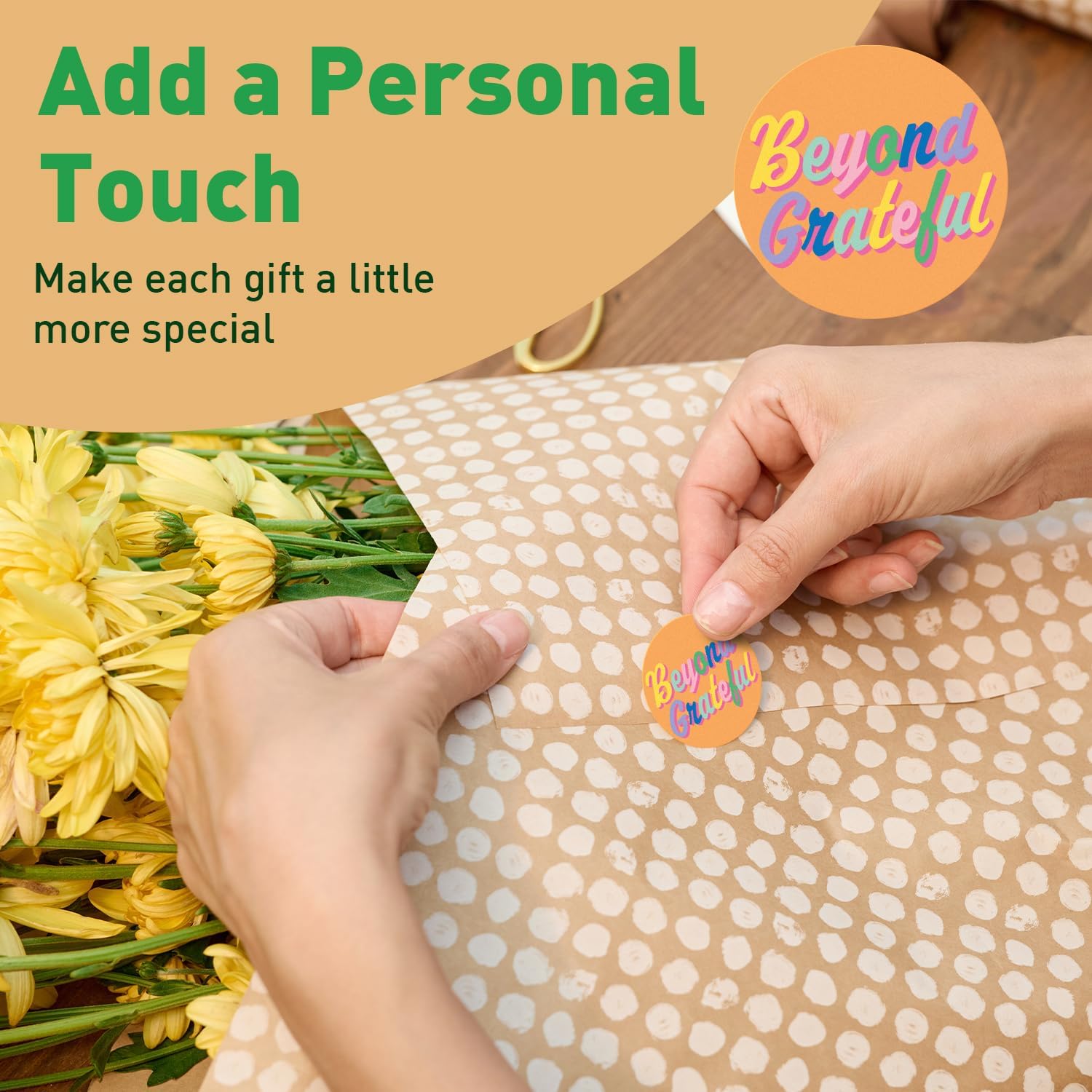 S&O 600 Thank You for Supporting My Small Business Stickers - Cute Thanks Decals for Packaging & Envelope Seals - 1.5" Inch Appreciation Labels Adhesives - Grateful Patches for Enterprise Supplies - Image 5