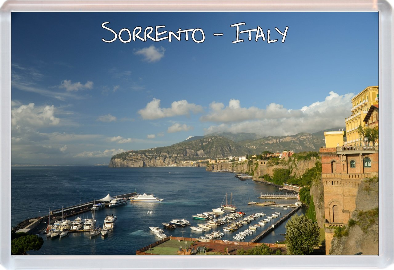 Baked Bean Store Sorrento - Italy - 96 X 67Mm Jumbo Fridge Magnet Id050