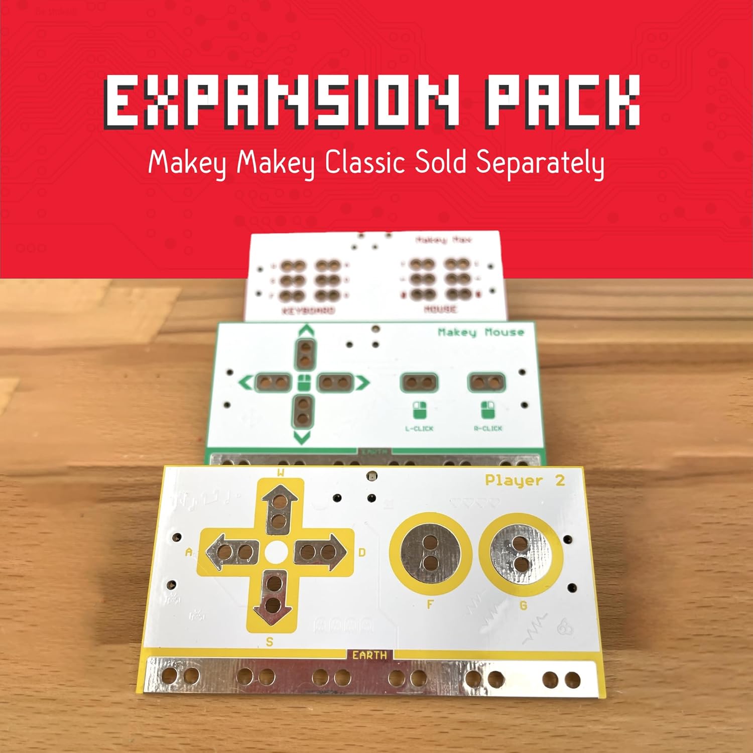 Makey Makey Backpack Bundle – Expansion Pack for Makey Makey Classic - Add More Inputs & Creativity to Your Inventions (Makey Makey Classic Required, Not Included) – STEM Learning & Prototyping Kit