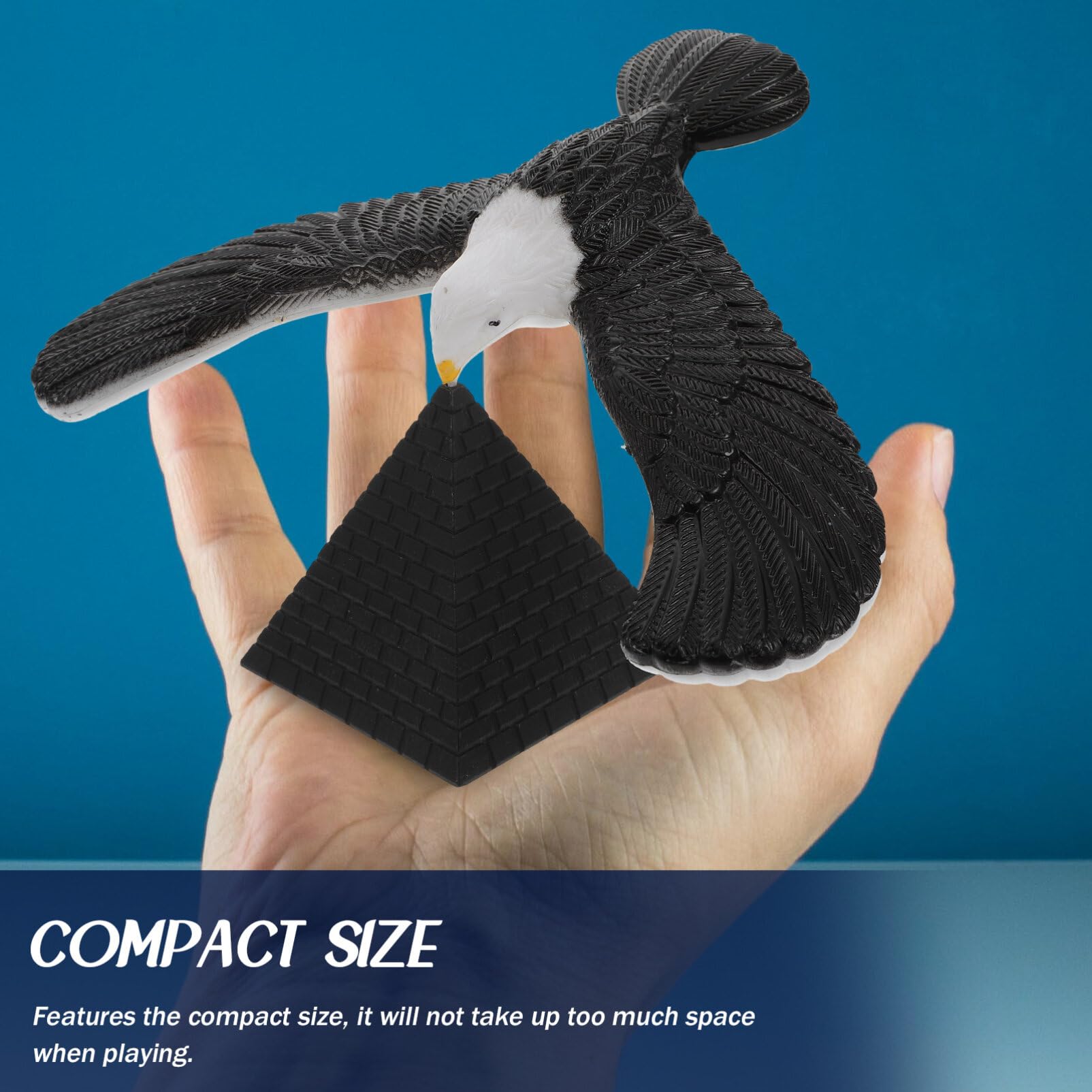 Toyvian 1set Balance Eagle Toy Boy Girl Balancing Bird Educational Toy for Imaginative Play Desktop and Compact Design for Easy Storage - Image 2