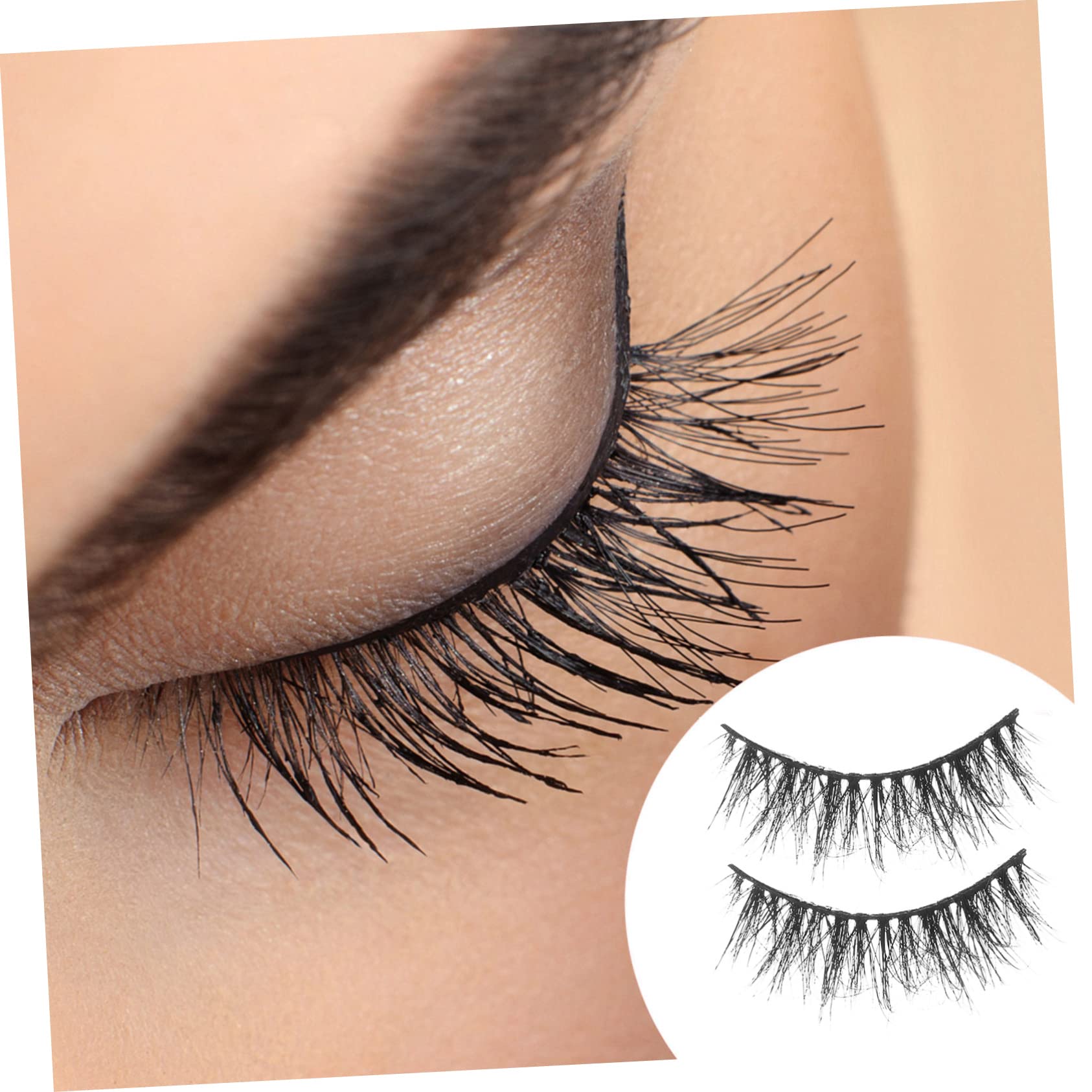 DOITOOL 5 Paia Di Ciglia Finte Per Il Trucco Aspetto Naturale E Facile Applicazione Per Donne E Ragazze Riutilizzabili