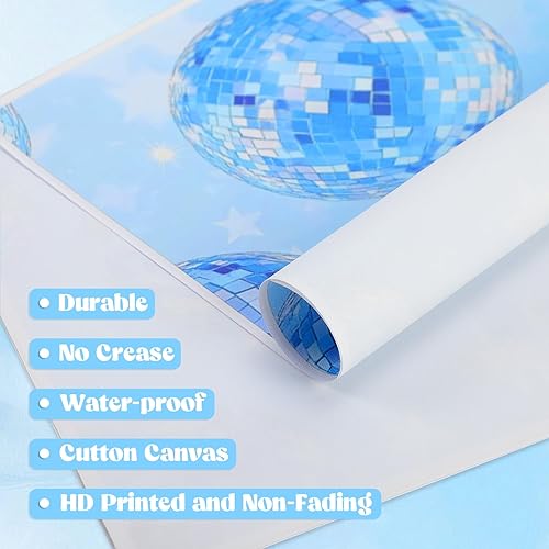 Miniatura 4 de IZTAWEY Lienzo retro para pared, póster de los años 80, diseño de gato espacial, gato, arte en lienzo, decoración de pared, impresión de pared,