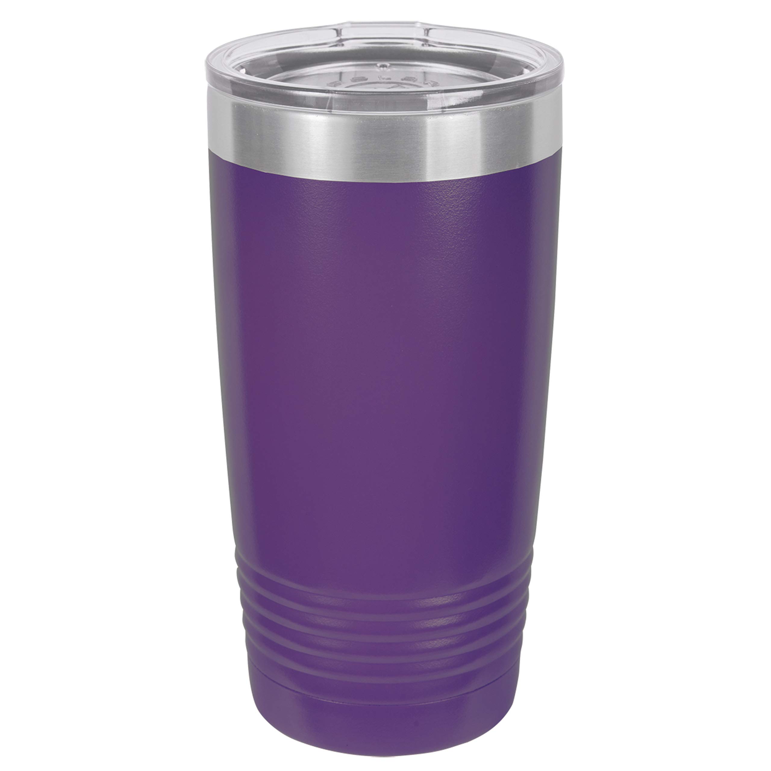 Clear Water Home Goods - (Pack of 24) 20 oz Stainless Steel Vacuum Insulated Tumbler, Double Wall 18/8 Stainless Steel Travel Mug for Cold & Hot Drinks, Powder Coated - Purple