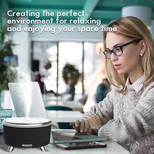 Miniatura 6 de Difusores para aceites esenciales para habitación grande, difusor de aromaterapia de 16.9 fl oz, humidificador de niebla fría con control remoto, 7
