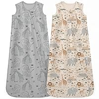 Vista 20 de Saco de dormir para bebé de 0 a 6 meses, 3 unidades, 100 % de algodón, ligero, con un TOG de 0.5, manta portátil, saco de dormir para bebé