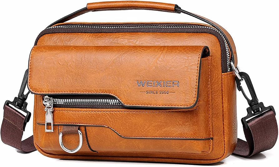 A-QMZL Sacoche Homme Sacs à Bandoulière Vintage