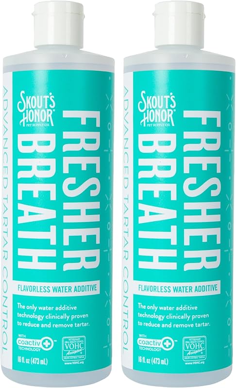 Aditivo para Água para Higiene Bucal de Cães e Gatos SKOUT'S HONOR, 480 mL