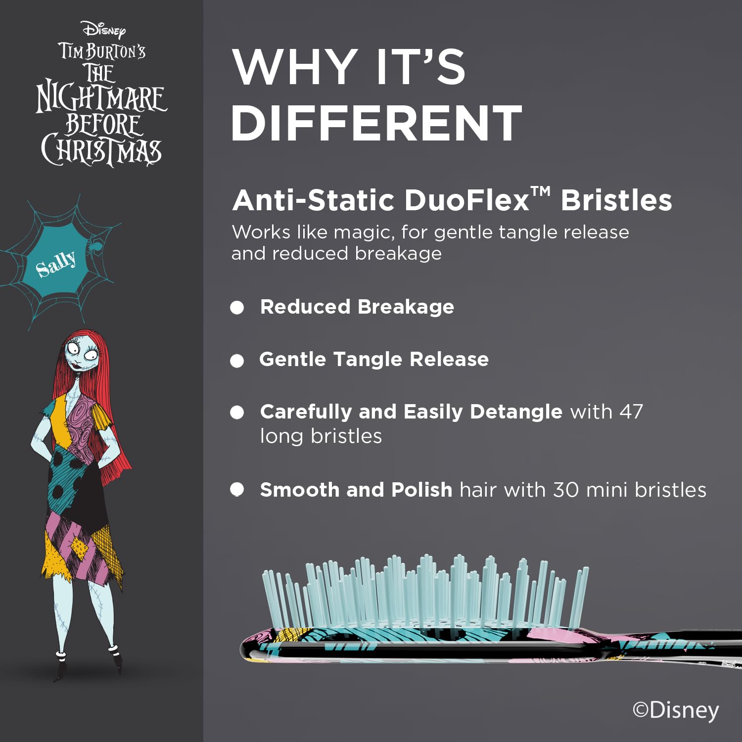 FHI Heat UNbrush Nightmare Before Christmas Collection - Sally