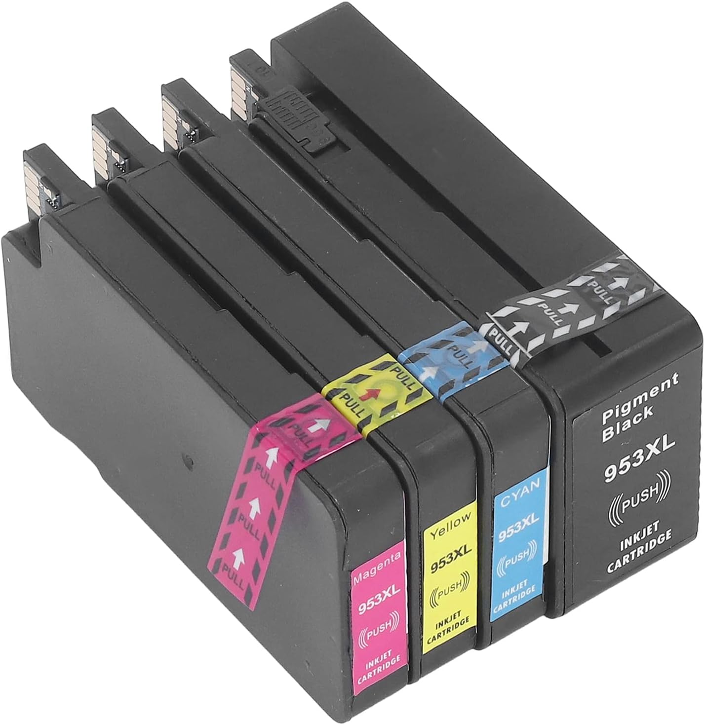 Ink Set for HP 953, BK C M Y Ink Combo, Capacity Printer Ink Replacement, Printing for OfficeJet Pro 7720 7730 7740 8210 8218 8710,