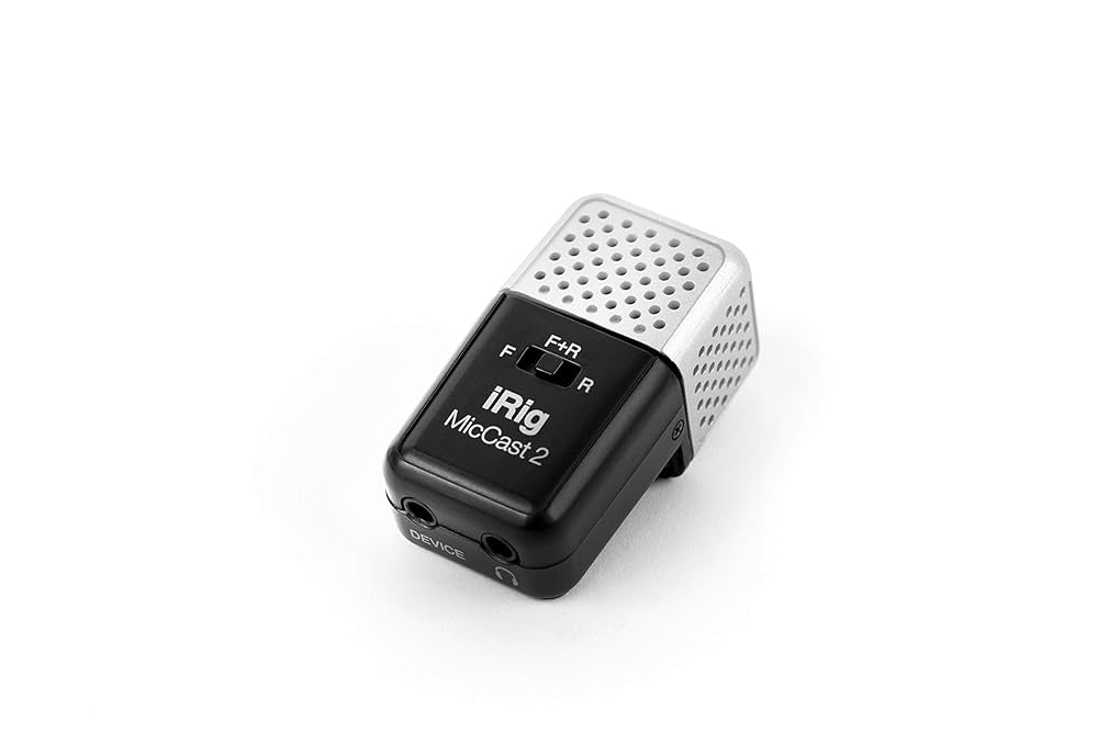 スマホアクセサリー iRig MIC Cast Amazon.com: IK Multimedia iRig Mic Cast 2 Mini Vocal