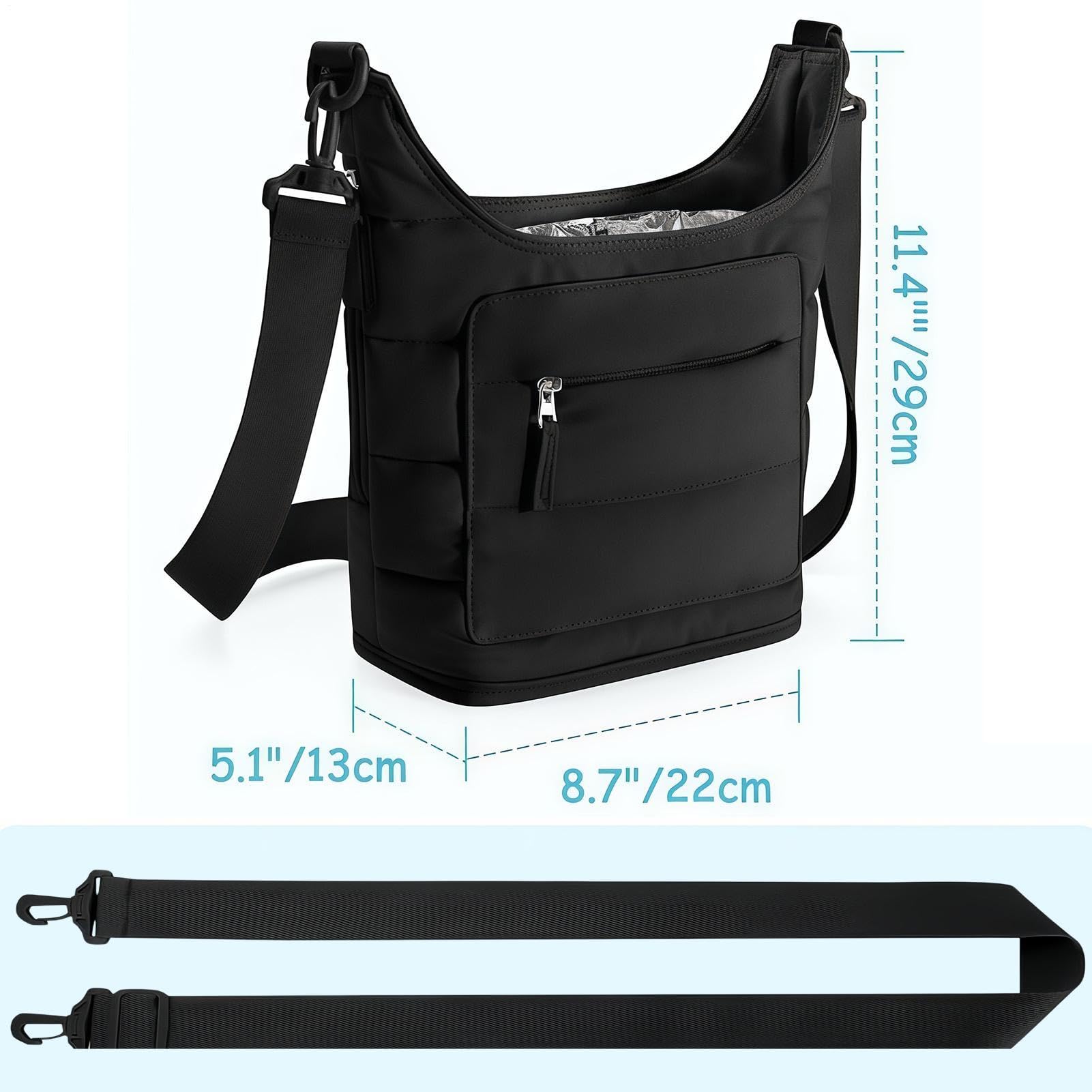Generisch Getränkehalter Tasche Leichte Tragetasche mit Tasche | Wasserflaschen-Umhängetasche für Wandern Sport Fitness Outdoor Reisen Camping