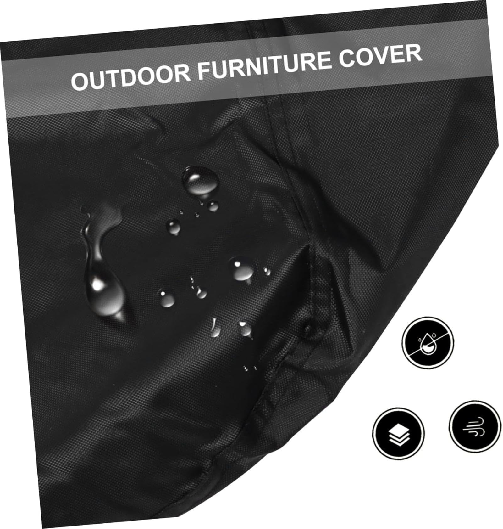 Wasserdichte Abdeckung Für Gartenmöbel – 600D Oxford, Mit Sandsack & Belüftung