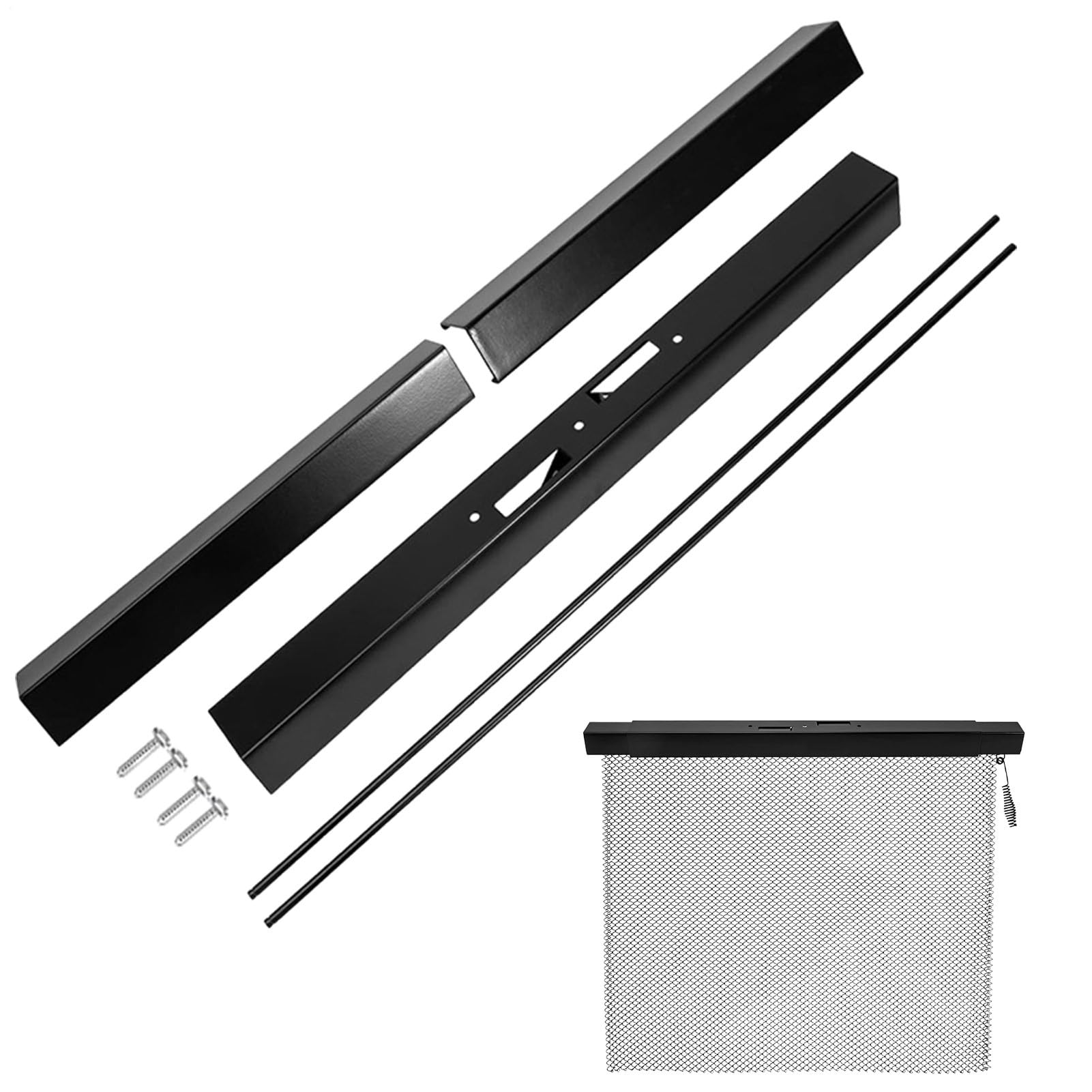 Kit parascintille da Kit fissaggio | Design in rete , stile rustico da fattoria, facile da installare, adatto per casa, appartamento, soggiorno e fattoria