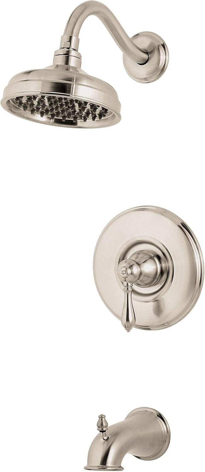 Pfister LG89-8MBK Marielle Tub & Shower Trim Kit 1.8 gpm Brushed Nickel