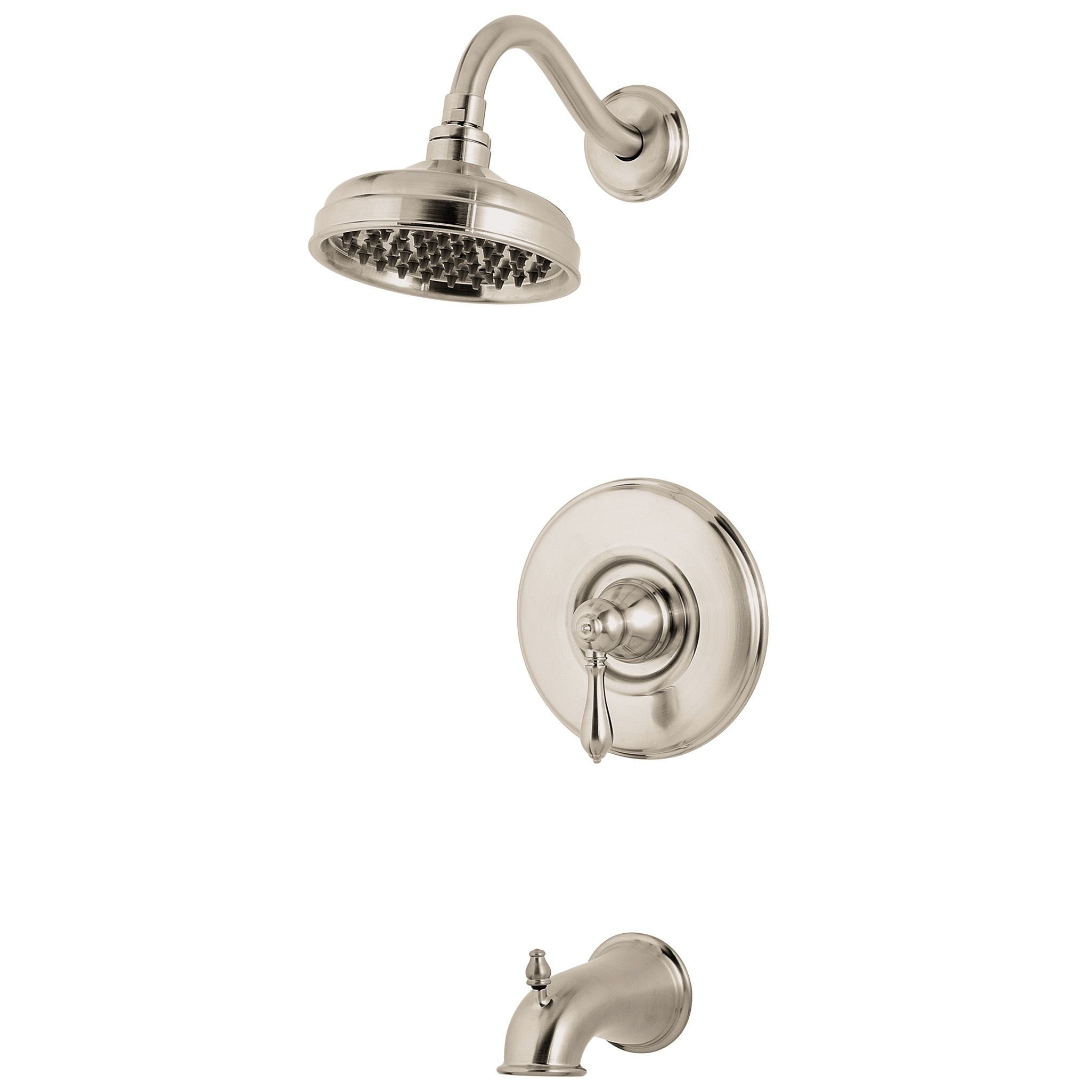 Pfister LG89-8MBK Marielle Tub & Shower Trim Kit 1.8 gpm Brushed Nickel