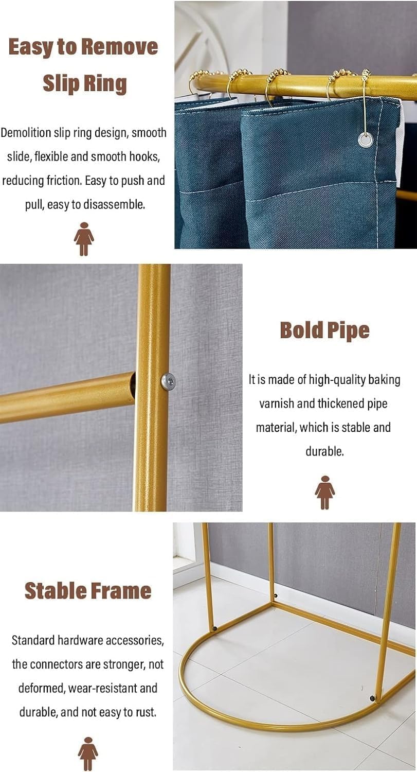 Espositore per spogliatoio, camerino Mobile per Negozio di Abbigliamento/Boutique/Ufficio, spogliatoio Semplice ed espositore con Tende oscuranti (Rosso, 100x95x200 cm)