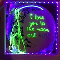 Vista 8 de Tira LED púrpura de 5 V USB de 395-400 nm alimentada por USB de 13.12 pies/13.1 ft, 240 ledes, luz negra, SMD2835, no impermeable, IP20 luces