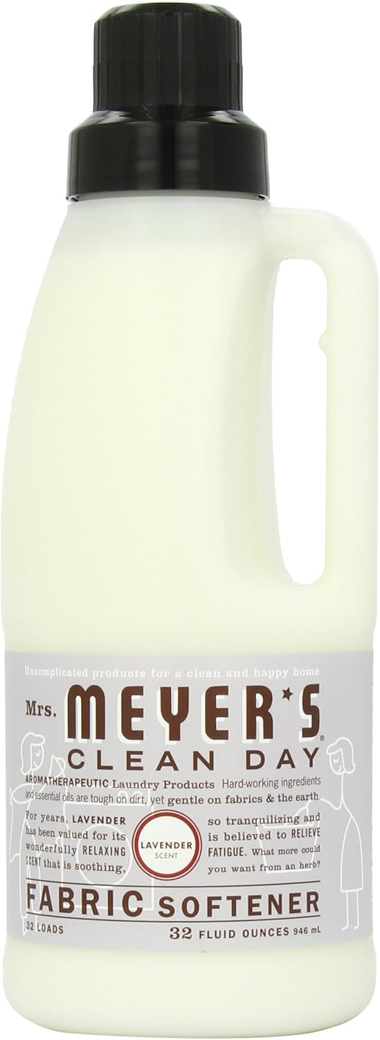 Mrs. Meyer's Clean Day Fabric Softener, Lavender, 32-Ounce Bottles (Case of 6)