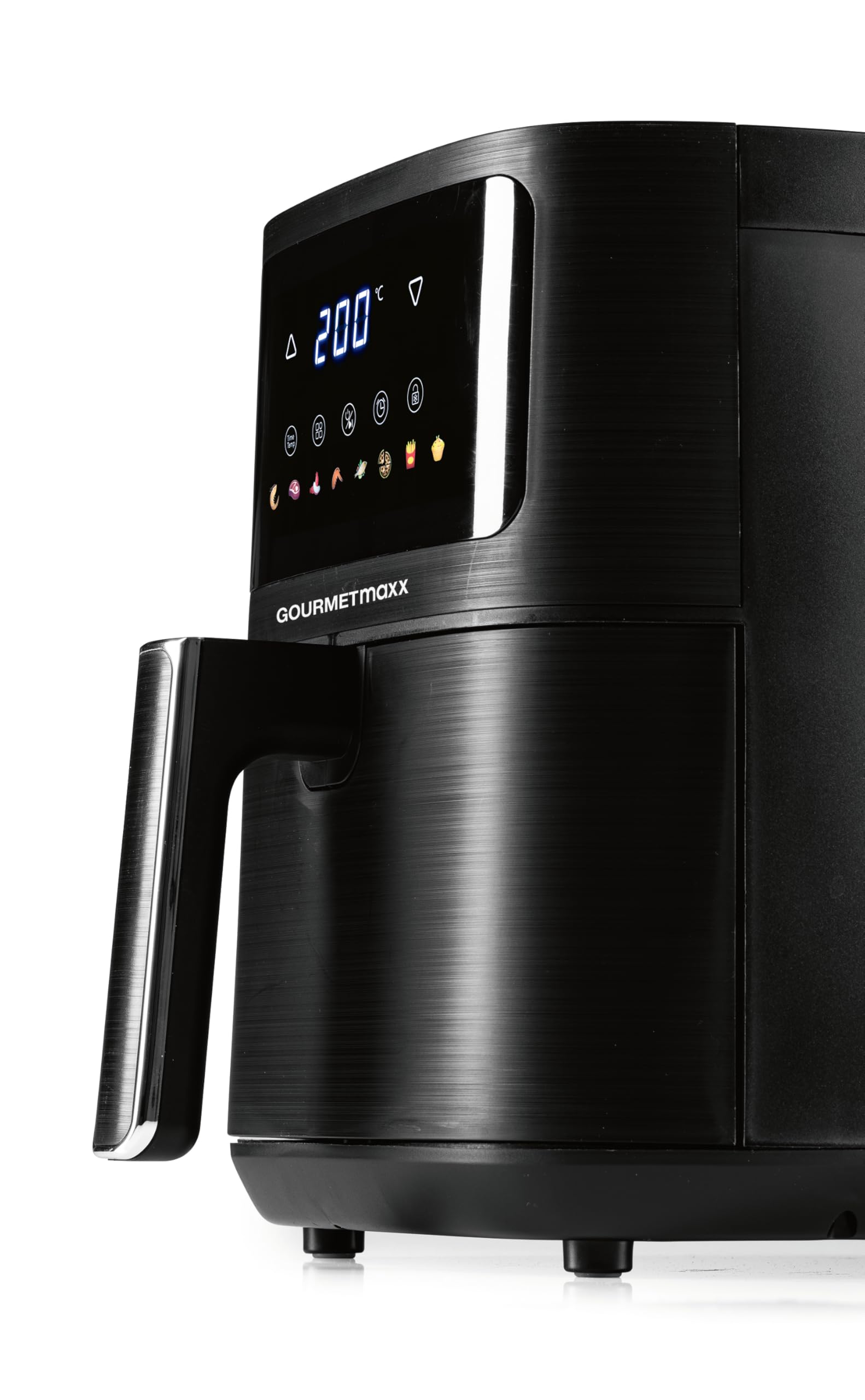 GOURMETmaxx AirGenius frytkownica na gorące powietrze, 4,5 l, frytkownica z 6 funkcjami, 8 programów, mini piekarnik, niskotłuszczowe potrawy dla maks. 3 osób, frytkownica na gorące powietrze z