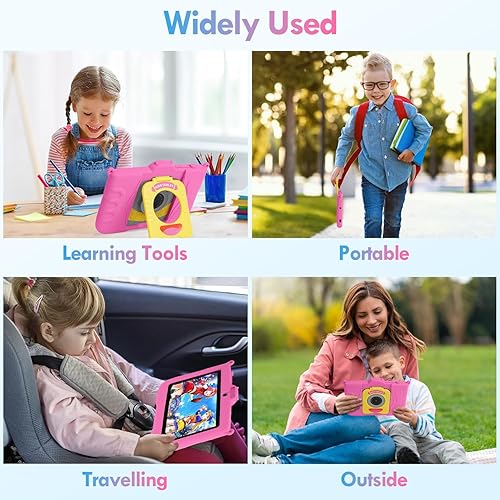 Miniatura 6 de SANNUO Tablet para Niños, Tablet Android de 7 Pulgadas para Niños, 8GB RAM 64GB ROM 256GB Expandible, Tabletas para Niños Pequeños con Estuche