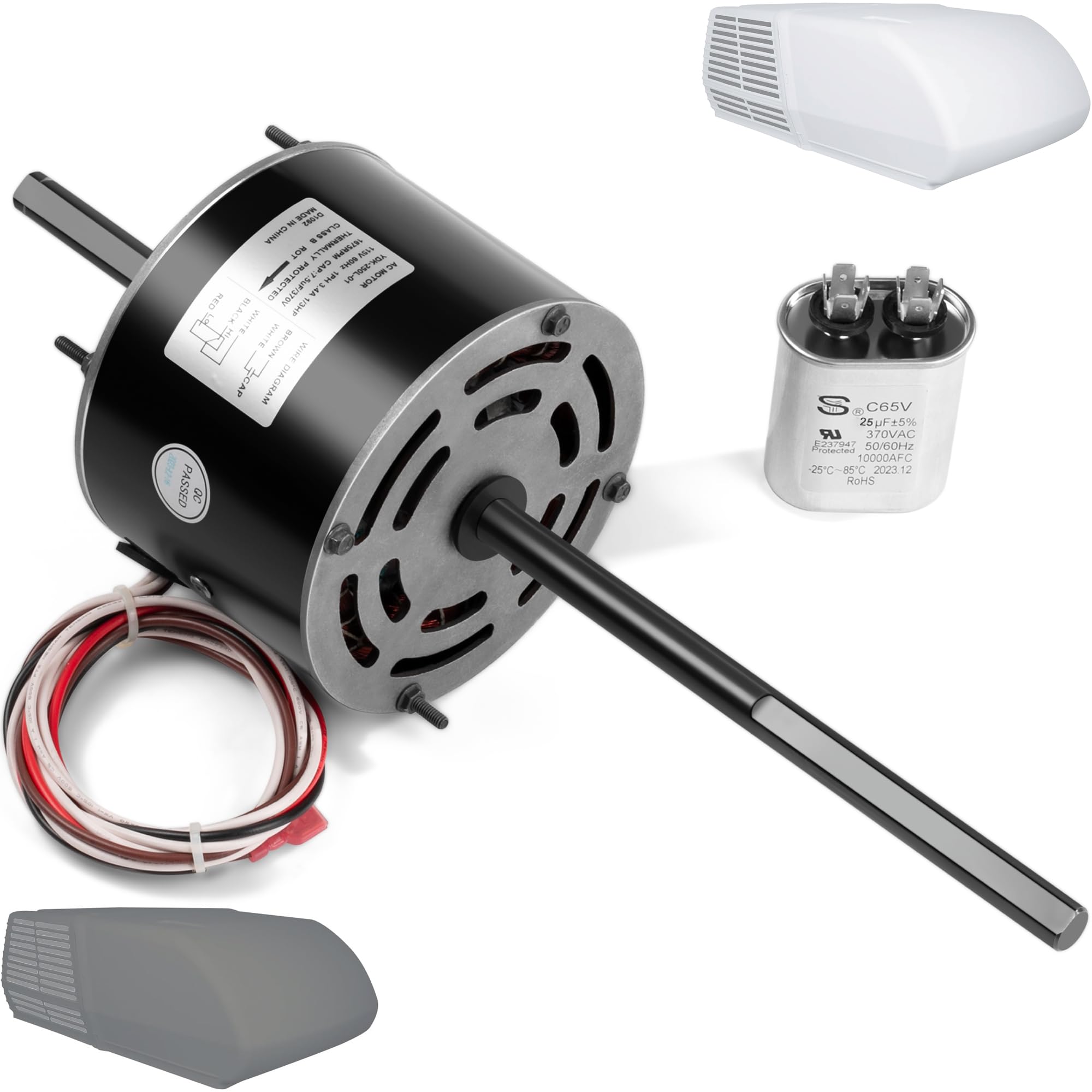 Photo 1 of HHQ RV Air Conditioner Motor - 1/3 HP, 115V, 1675 RPM