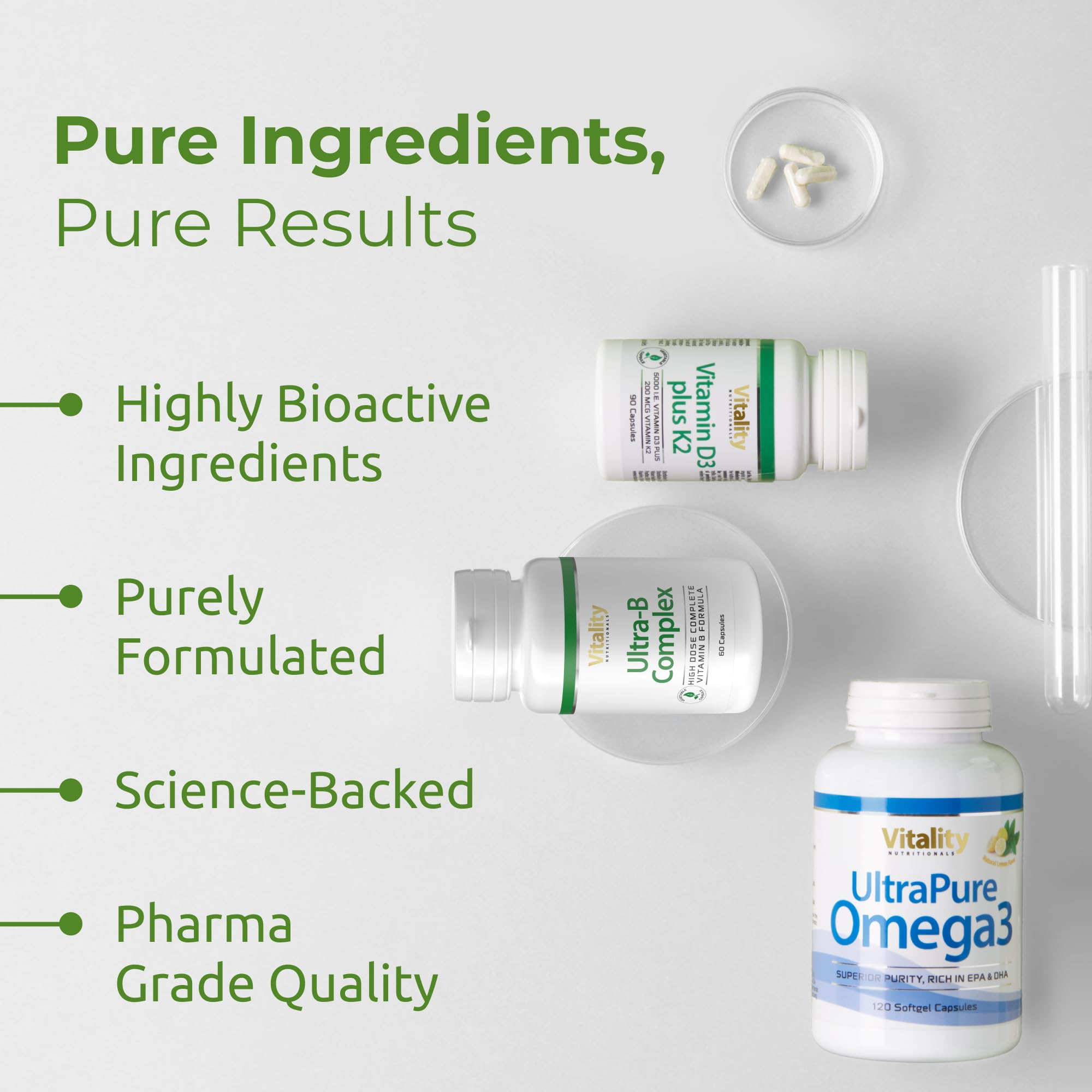 Astaxanthine, 6 mg en gélules pour aider à lutter contre l'oxydation. Microalgues avec Bêta-carotène, Lutéine, Vitamine E. Antioxydant, système immunitaire. Vitality Nutritionals par VitaminExpress