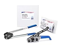 Vista 28 de IDL Packaging Kit de flejado de polietileno (PP) de grado industrial de 1/2 pulgada x 200 pies, resistencia a la rotura de 300 libras, solución