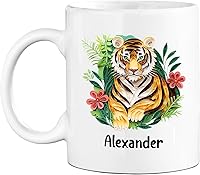 Vista 54 de Taza de café personalizada con diseño de mariposa de arte de origami, regalo para cumpleaños de amigo, compañero de trabajo, taza de cerámica blanca