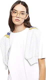 LC واكيكي تي شيرت قطن باكمام قصيرة ورقبة دائرية ضيقة للنساء