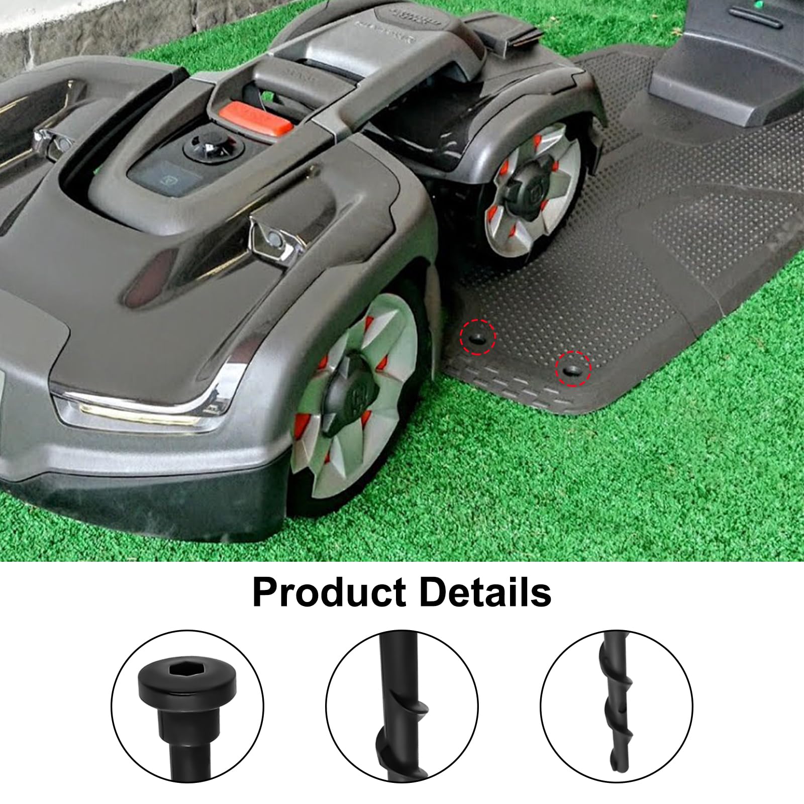 Lot De 10 Vis De Terre Pour Station De Charge Robot Tondeuse - Compatibles Husqvarna Automower 105, 305, 308