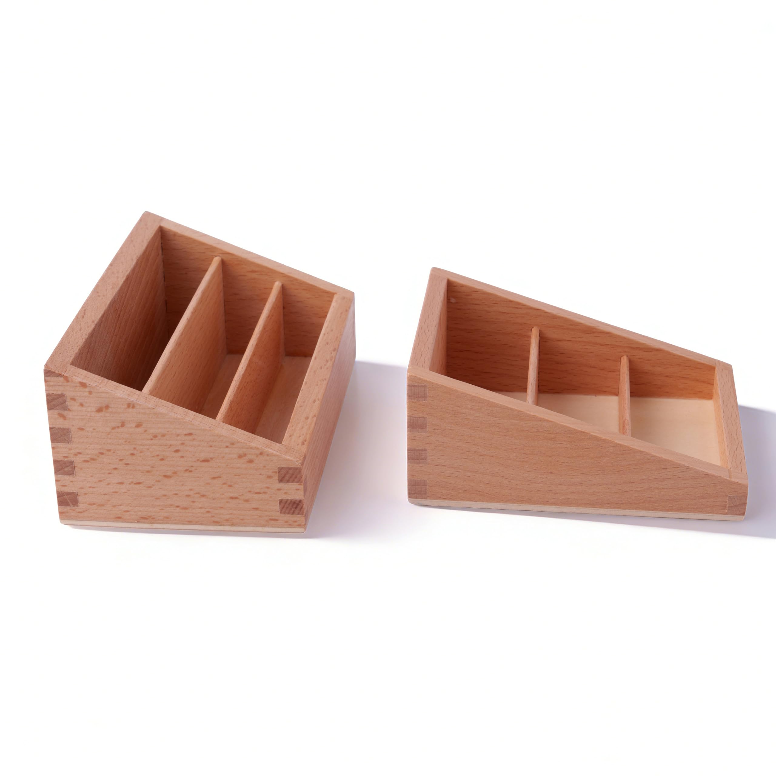 Montessori - Letras, gramática y lectura, juegos educativos de madera para preescolar y primaria, educación en casa y aula (Montessori caja grande de tres partes)