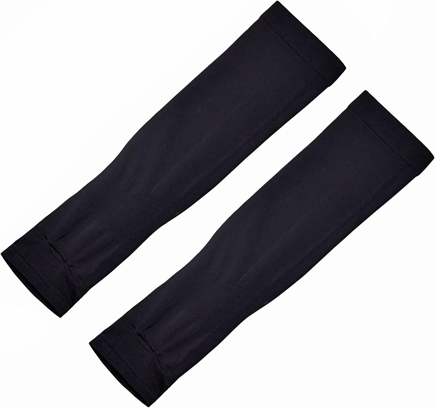 Uv Protection Cooler Arm Sleeves for Golf,Hiking,Cycling (Black)