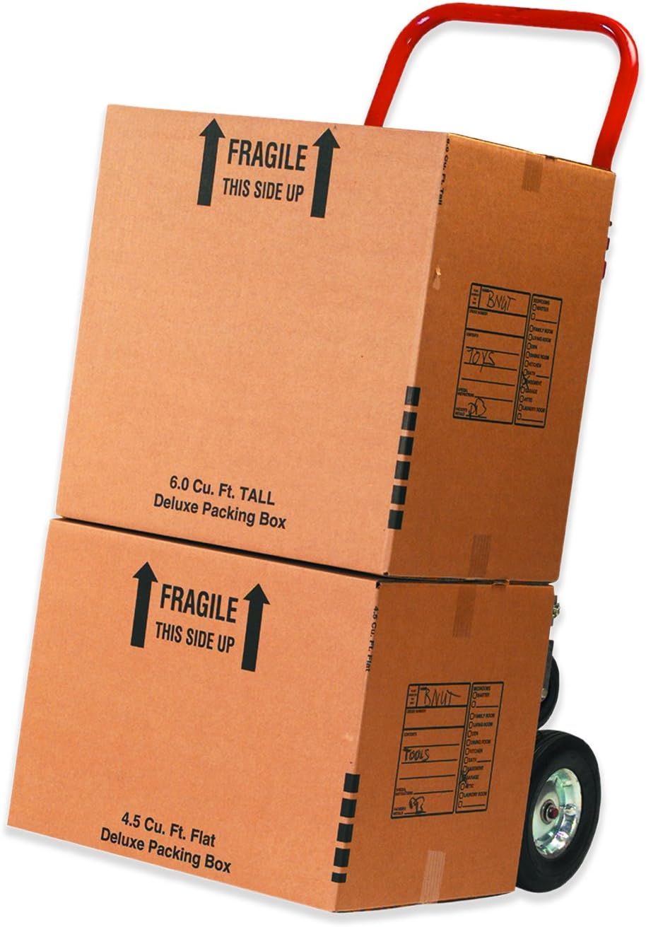 Partners Brand P161212DPB50PK Deluxe Packing Boxes, 16" L x 12" W x 12" H, Kraft (Pack of 50)